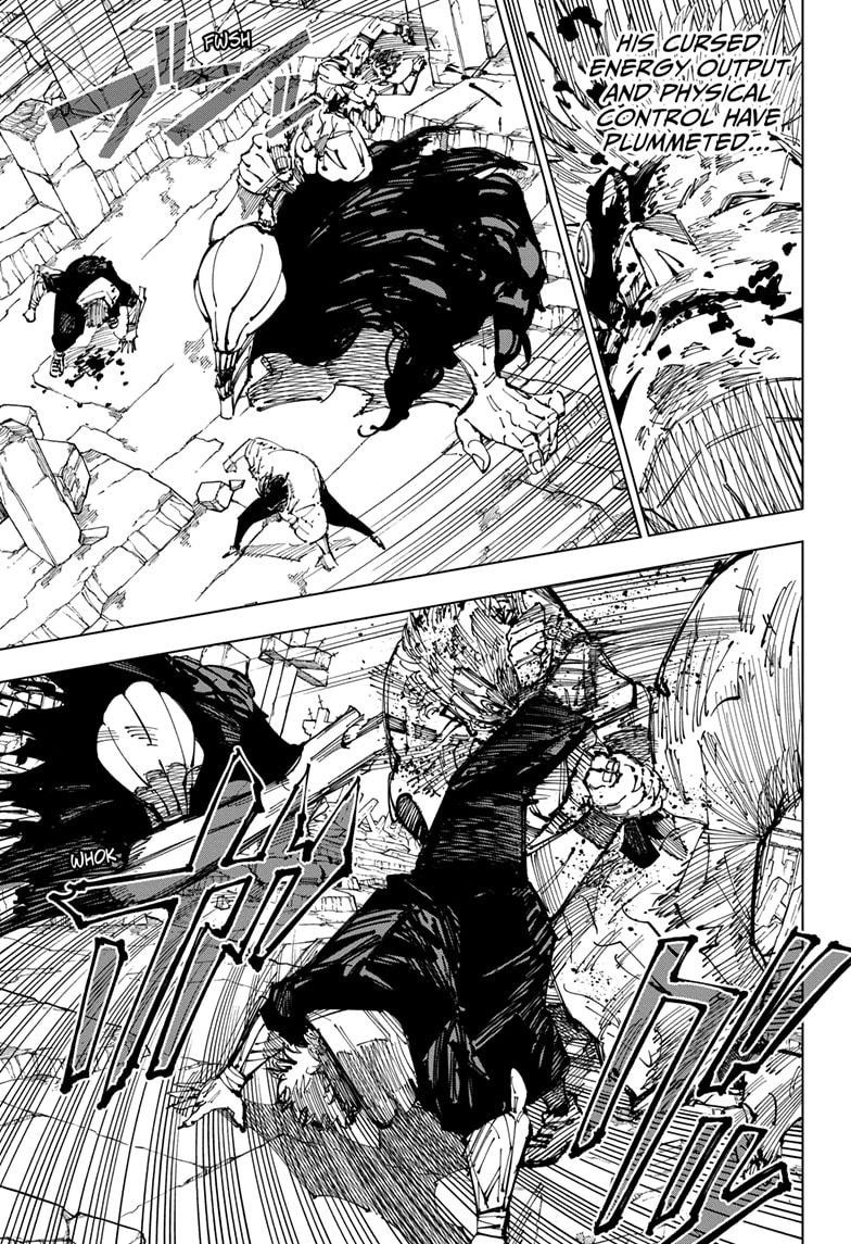 Jujutsu Kaisen Manga Chapter 251 page 5 - Inhuman Makyo Shinjuku Showdown, Part 23 scene