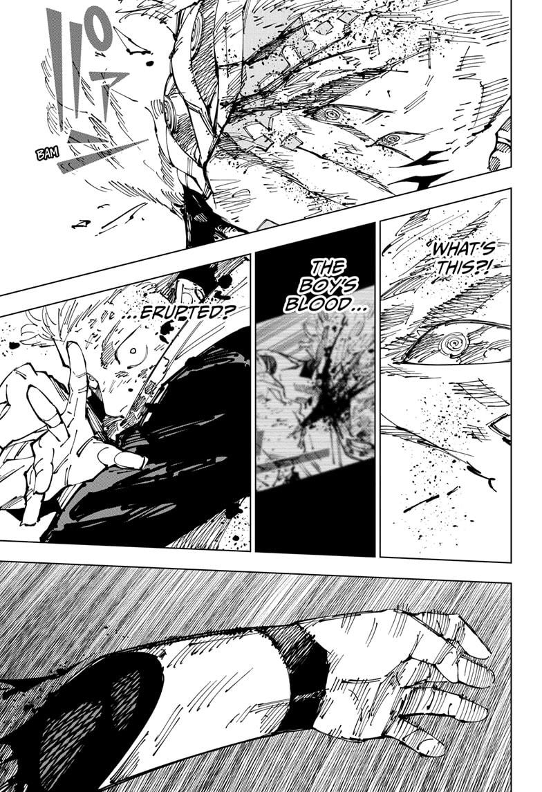 Jujutsu Kaisen Manga Chapter 251 page 9 - Inhuman Makyo Shinjuku Showdown, Part 23 scene