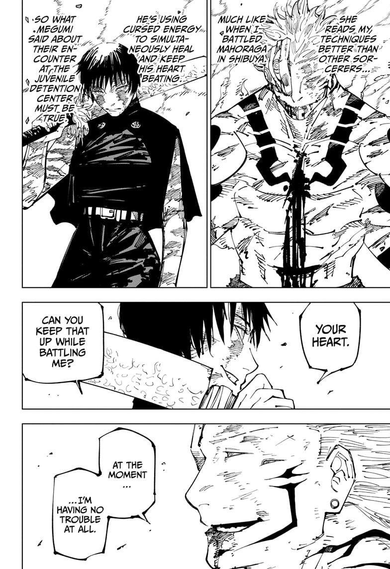 Jujutsu Kaisen Manga Chapter 252 page 15 - Inhuman Makyo Shinjuku Showdown, Part 24 scene