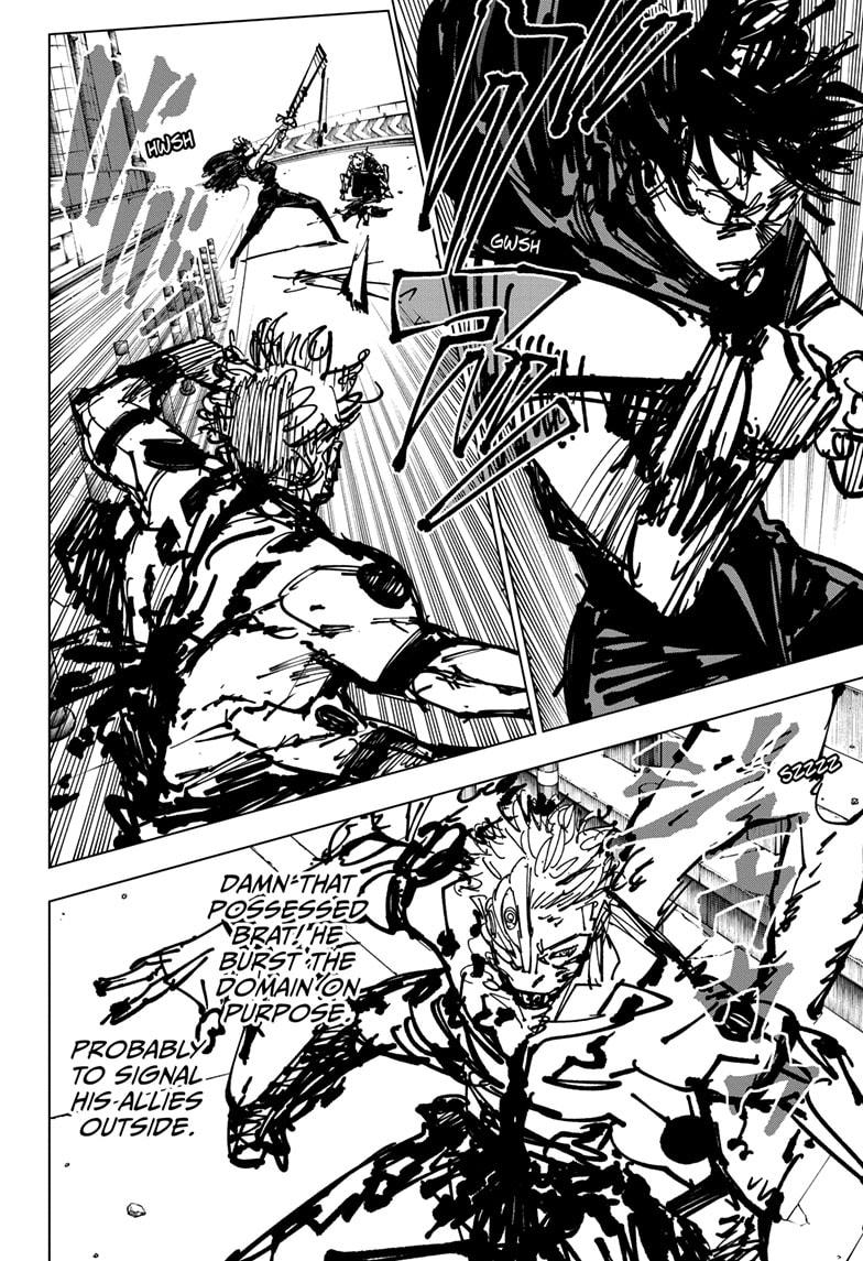 Jujutsu Kaisen Manga Chapter 252 page 5 - Inhuman Makyo Shinjuku Showdown, Part 24 scene