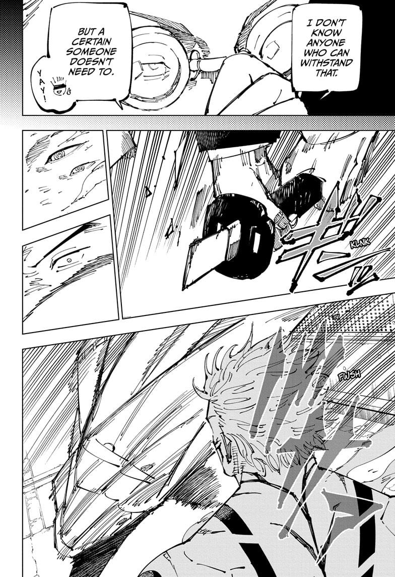 Jujutsu Kaisen Manga Chapter 254 page 10 - Inhuman Makyo Shinjuku Showdown, Part 26 scene