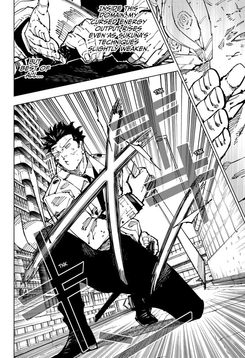 Jujutsu Kaisen Manga Chapter 254 page 2 - Inhuman Makyo Shinjuku Showdown, Part 26 scene