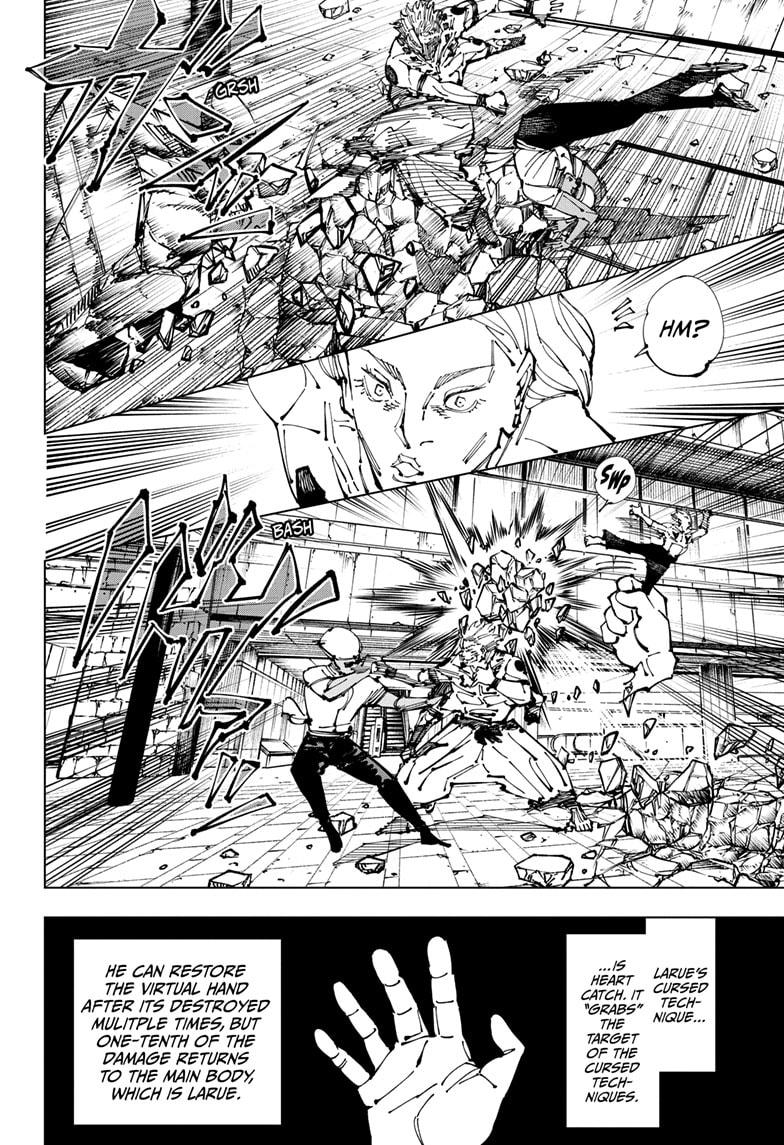 Jujutsu Kaisen Manga Chapter 255 page 10 - Inhuman Makyo Shinjuku Showdown, Part 27 scene