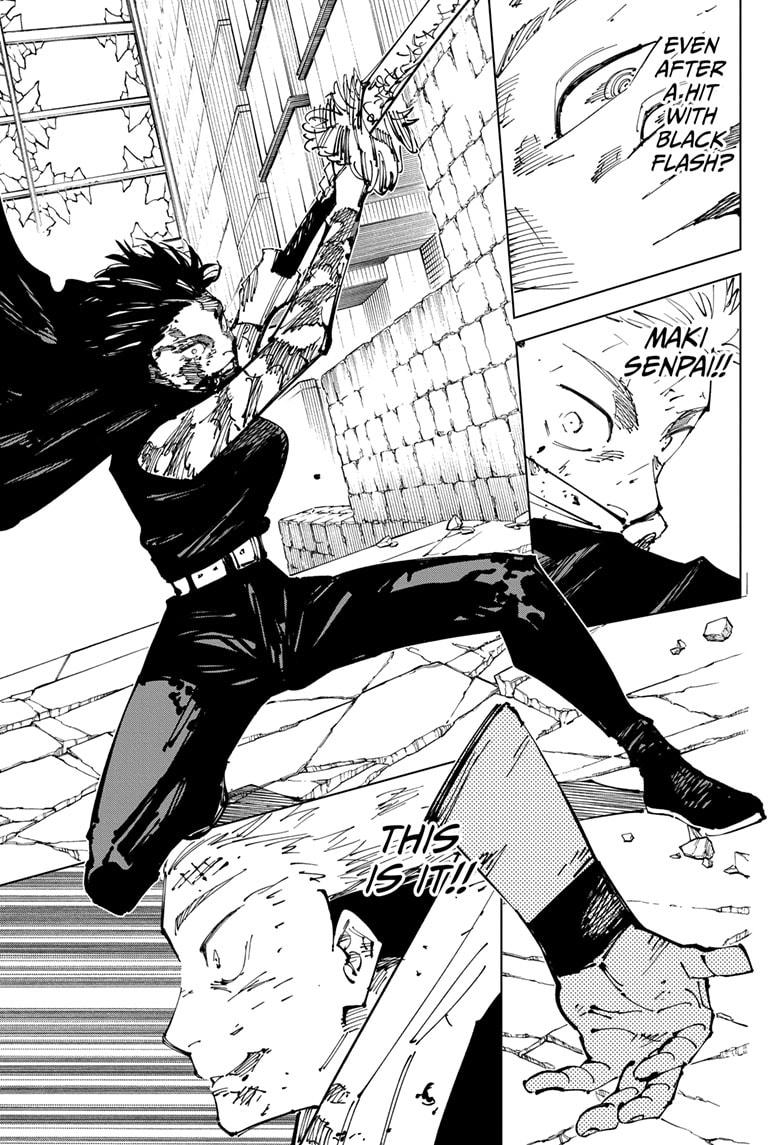 Jujutsu Kaisen Manga Chapter 255 page 17 - Inhuman Makyo Shinjuku Showdown, Part 27 scene