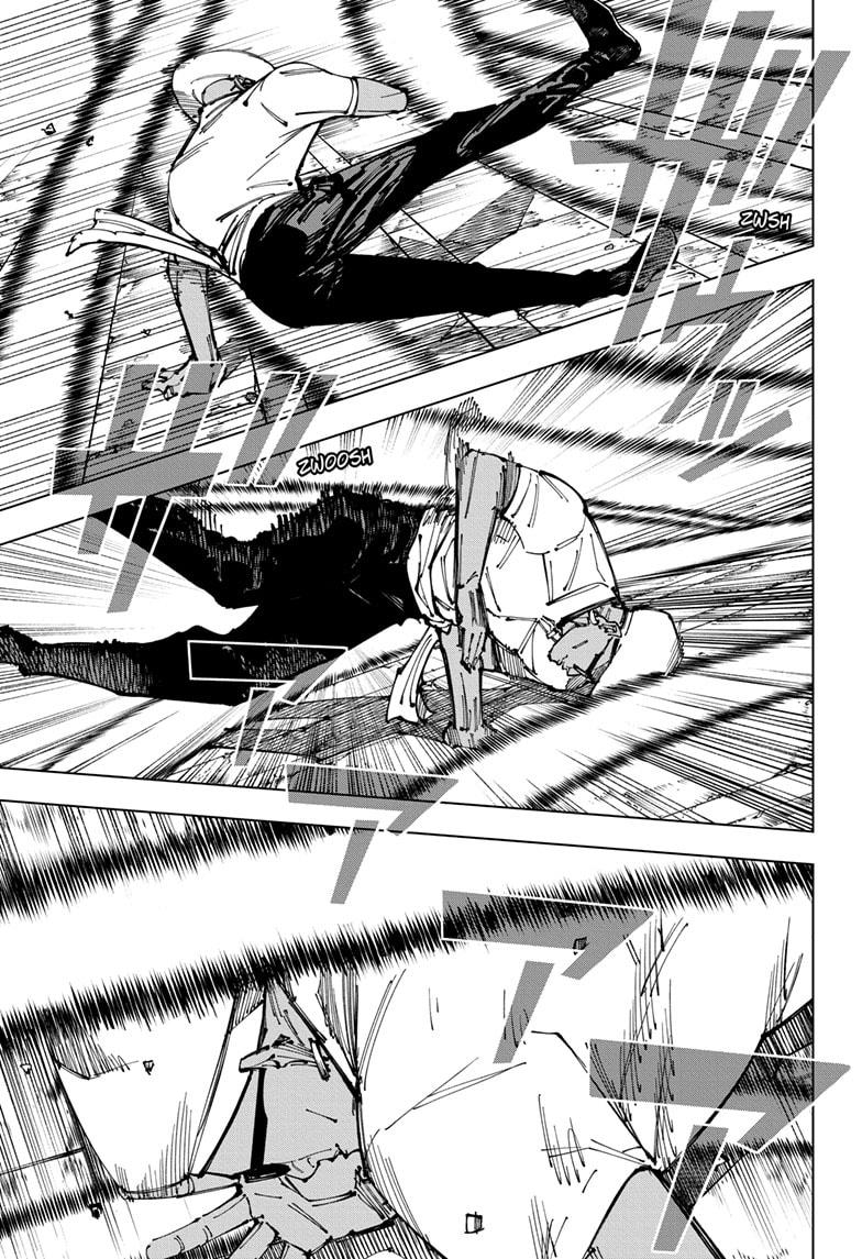Jujutsu Kaisen Manga Chapter 255 page 9 - Inhuman Makyo Shinjuku Showdown, Part 27 scene