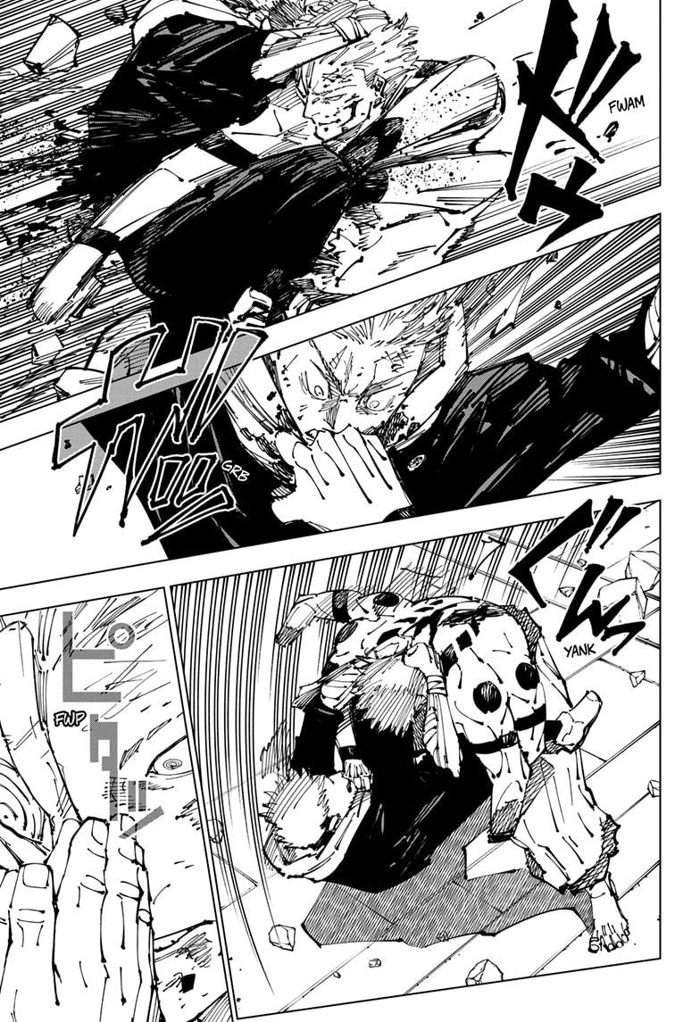 Jujutsu Kaisen Manga Chapter 256 page 13 - Inhuman Makyo Shinjuku Showdown, Part 28 scene