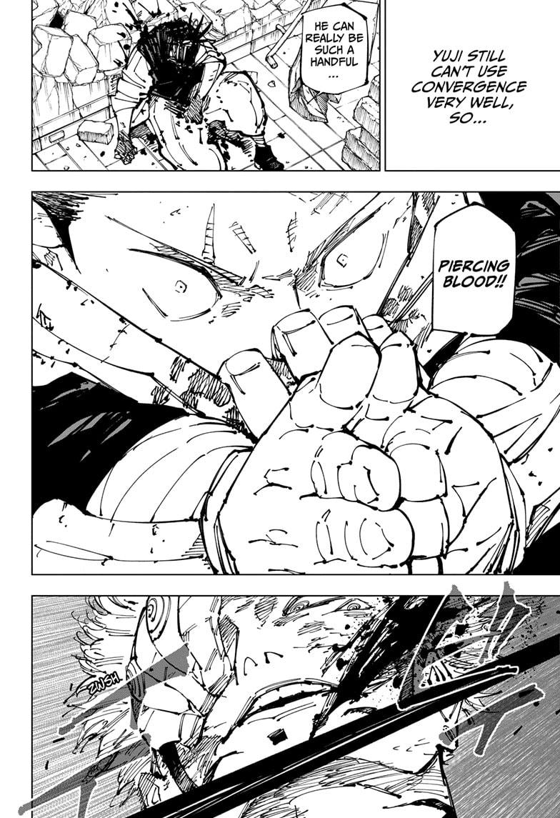 Jujutsu Kaisen Manga Chapter 256 page 14 - Inhuman Makyo Shinjuku Showdown, Part 28 scene