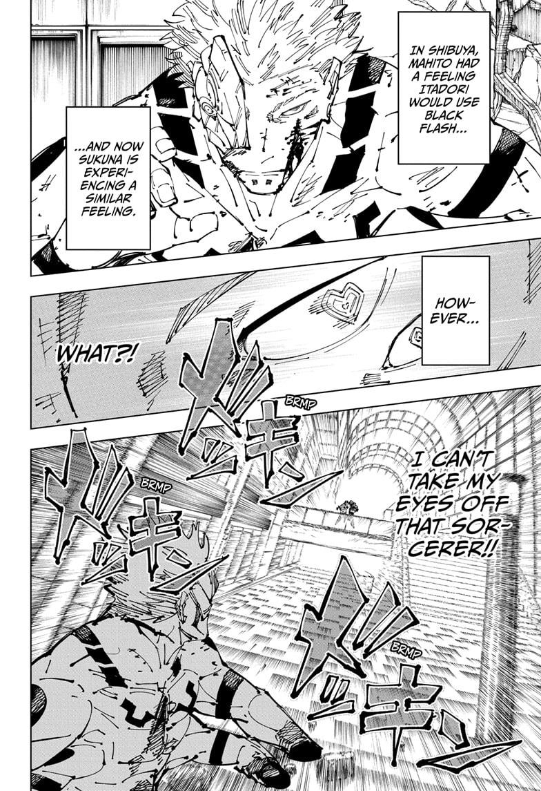 Jujutsu Kaisen Manga Chapter 256 page 16 - Inhuman Makyo Shinjuku Showdown, Part 28 scene