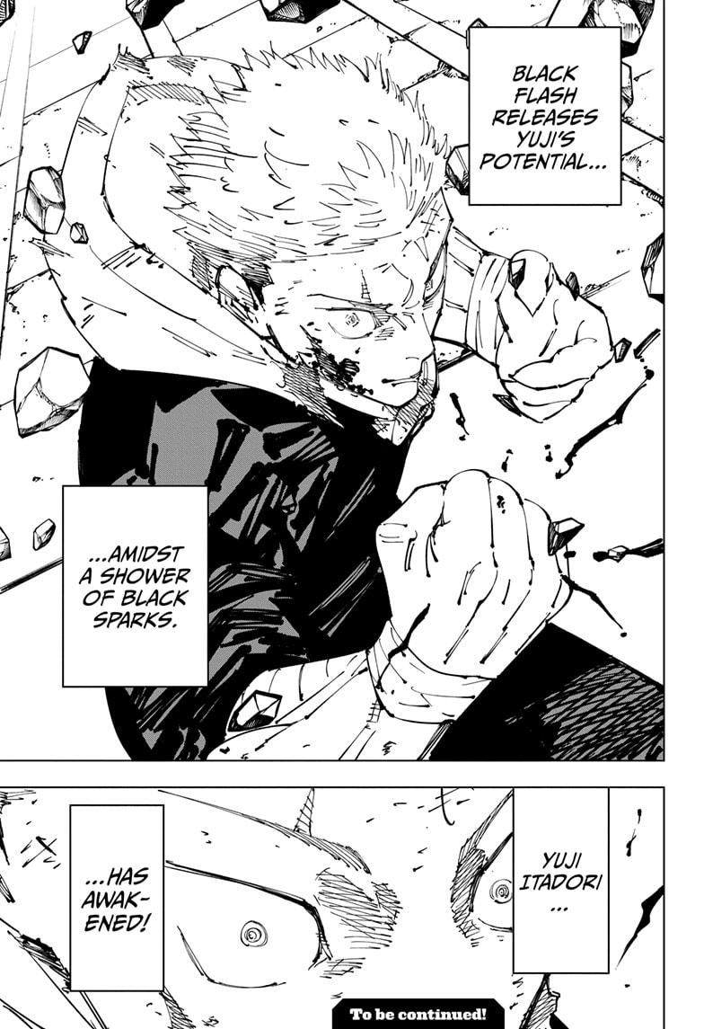 Jujutsu Kaisen Manga Chapter 256 page 19 - Inhuman Makyo Shinjuku Showdown, Part 28 scene