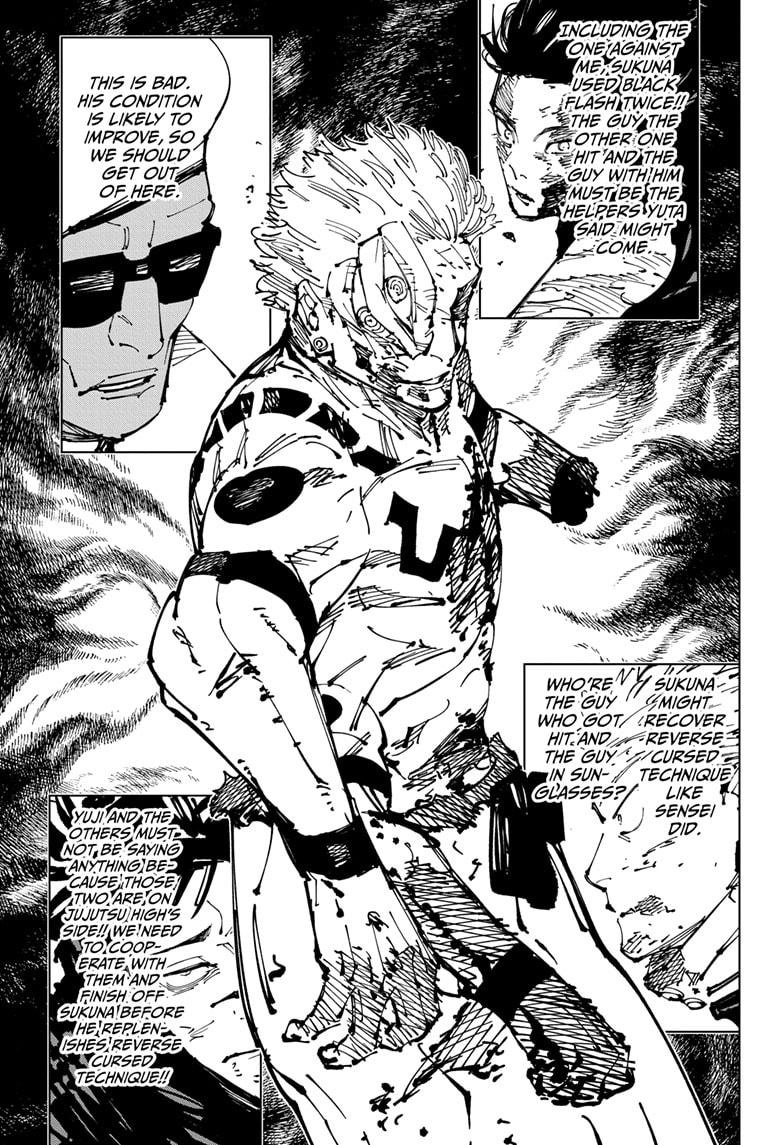 Jujutsu Kaisen Manga Chapter 256 page 3 - Inhuman Makyo Shinjuku Showdown, Part 28 scene