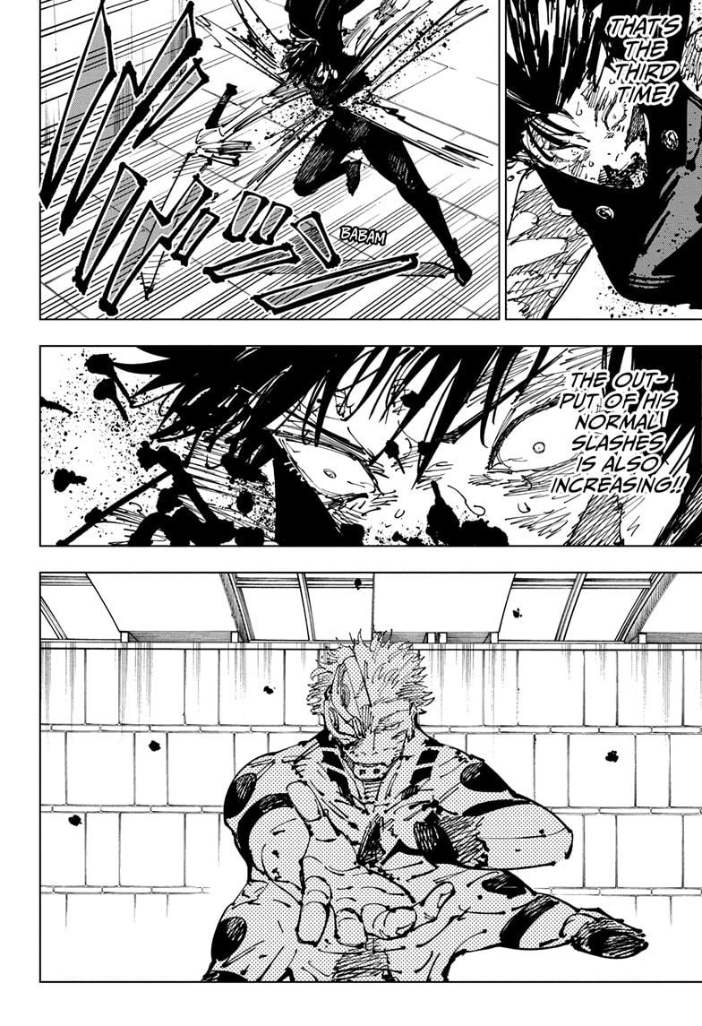 Jujutsu Kaisen Manga Chapter 256 page 8 - Inhuman Makyo Shinjuku Showdown, Part 28 scene