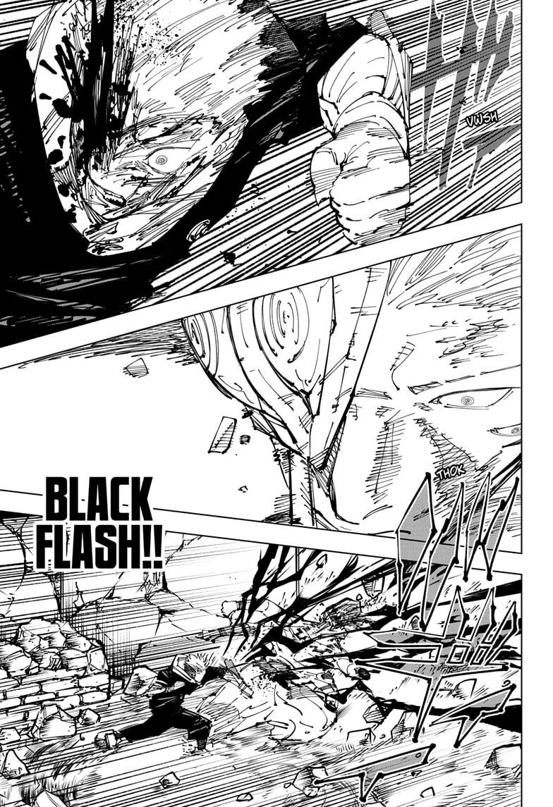 Jujutsu Kaisen Manga Chapter 257 page 17 - Inhuman Makyo Shinjuku Showdown, Part 29 scene