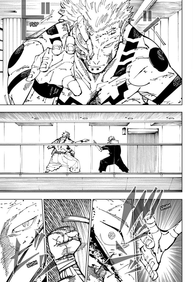 Jujutsu Kaisen Manga Chapter 257 page 3 - Inhuman Makyo Shinjuku Showdown, Part 29 scene