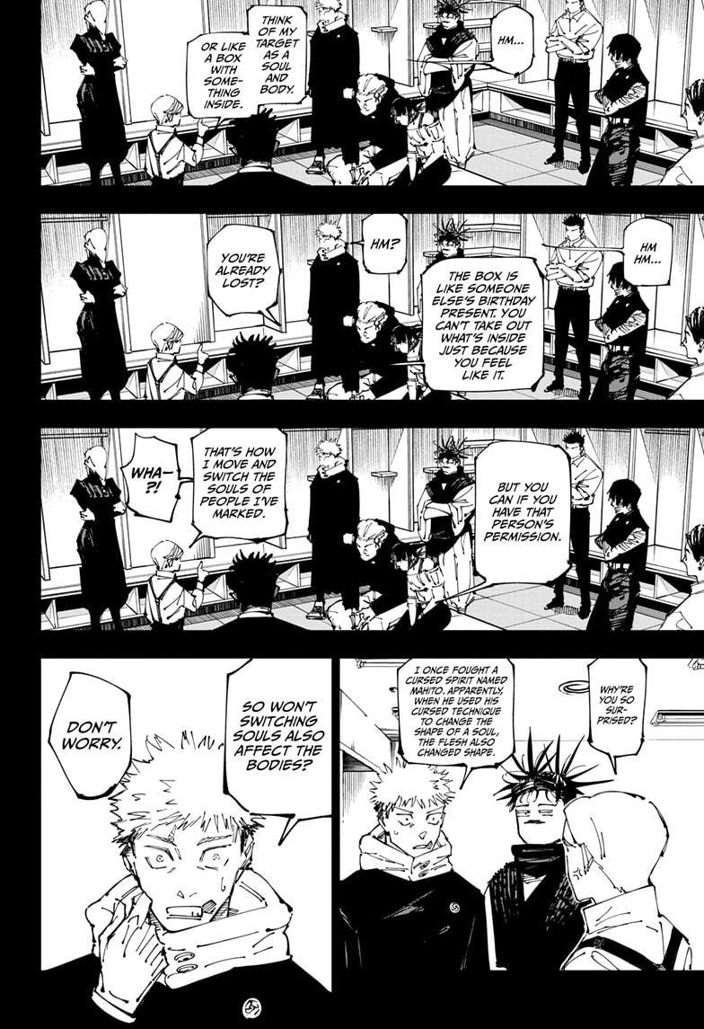 Jujutsu Kaisen Manga Chapter 258 page 6 - Inhuman Makyo Shinjuku Showdown, Part 30 scene