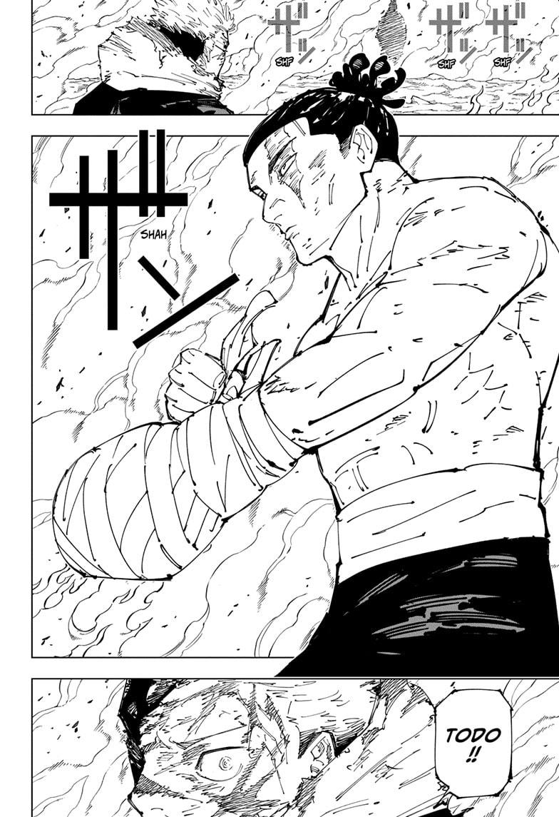 Jujutsu Kaisen Manga Chapter 259 page 12 - Inhuman Makyo Shinjuku Showdown, Part 31 scene