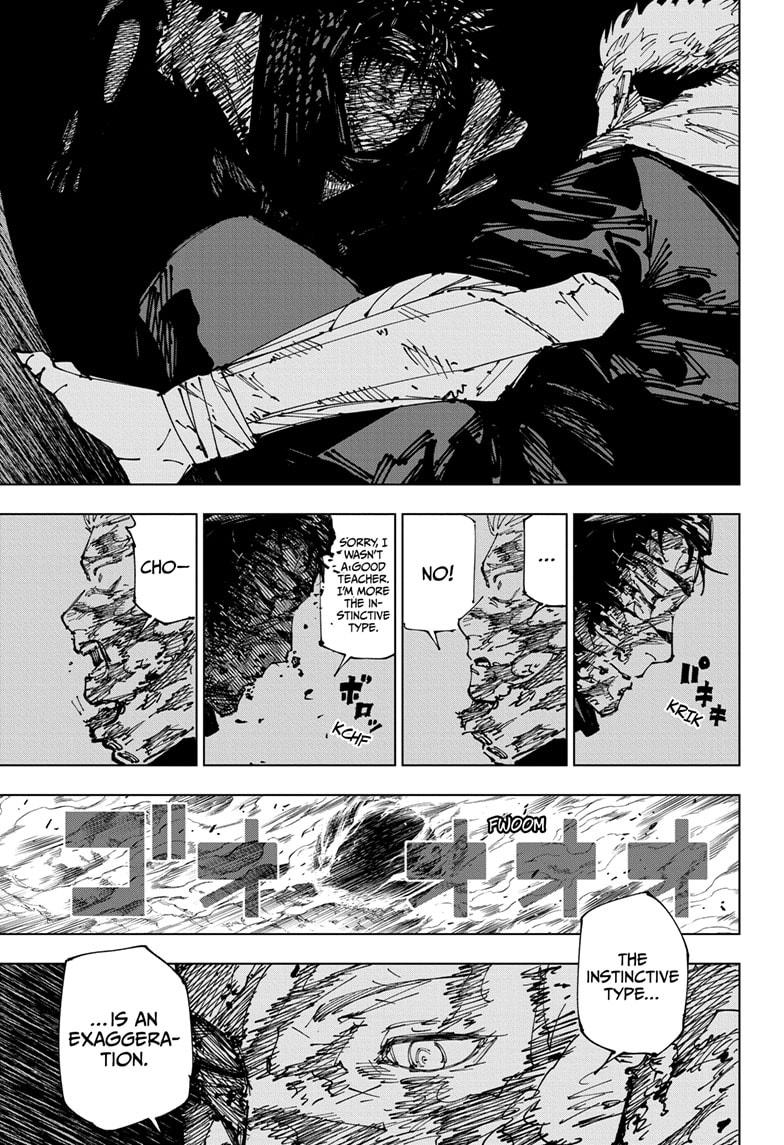 Jujutsu Kaisen Manga Chapter 259 page 5 - Inhuman Makyo Shinjuku Showdown, Part 31 scene