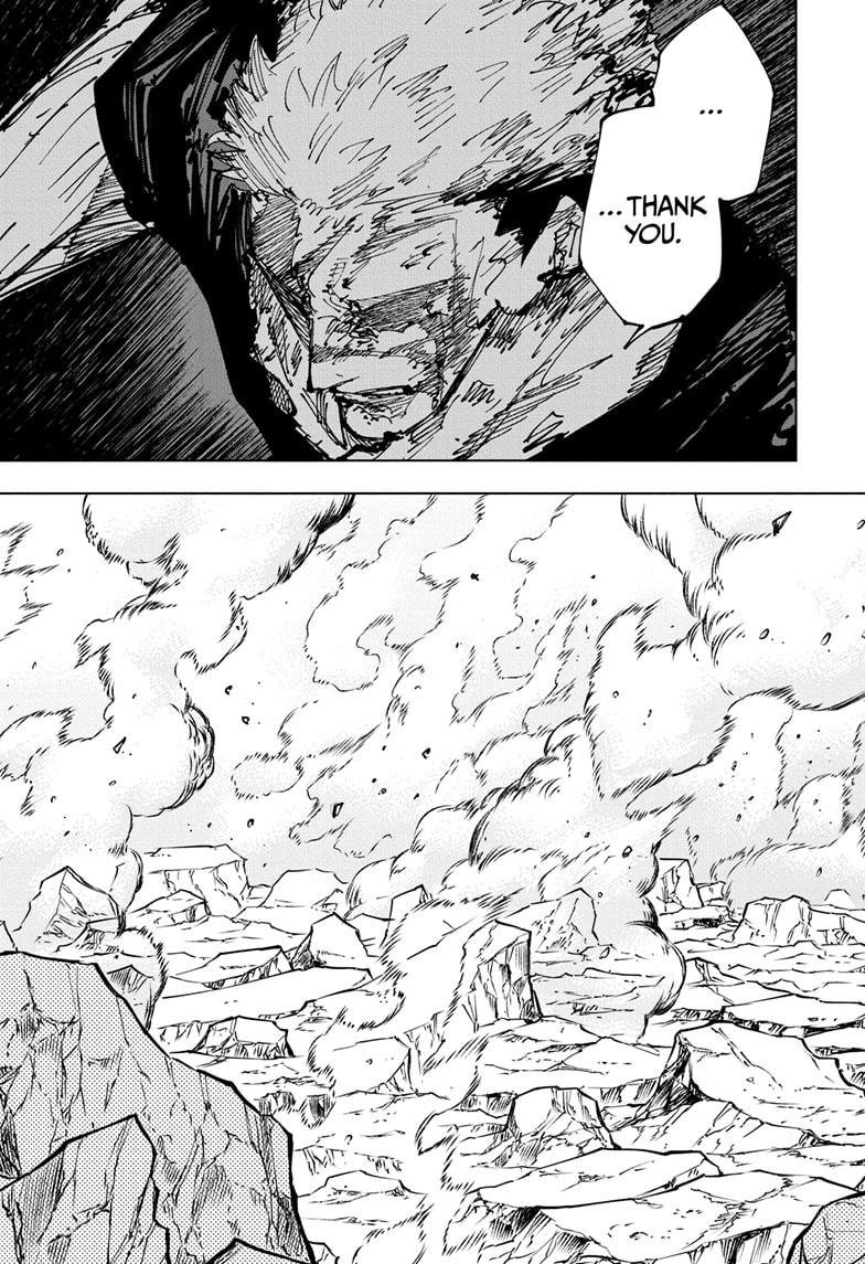 Jujutsu Kaisen Manga Chapter 259 page 9 - Inhuman Makyo Shinjuku Showdown, Part 31 scene