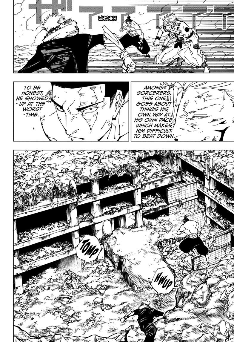 Jujutsu Kaisen Manga Chapter 260 page 5 - Inhuman Makyo Shinjuku Showdown, Part 32 scene