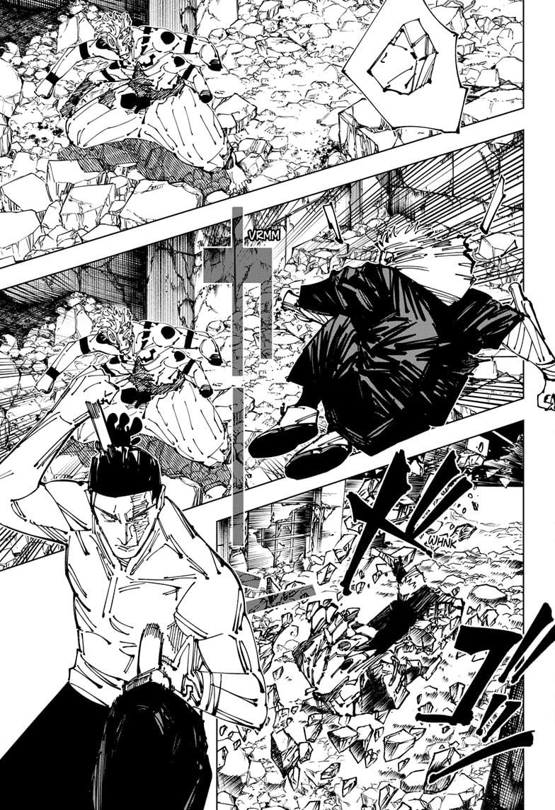 Jujutsu Kaisen Manga Chapter 260 page 8 - Inhuman Makyo Shinjuku Showdown, Part 32 scene