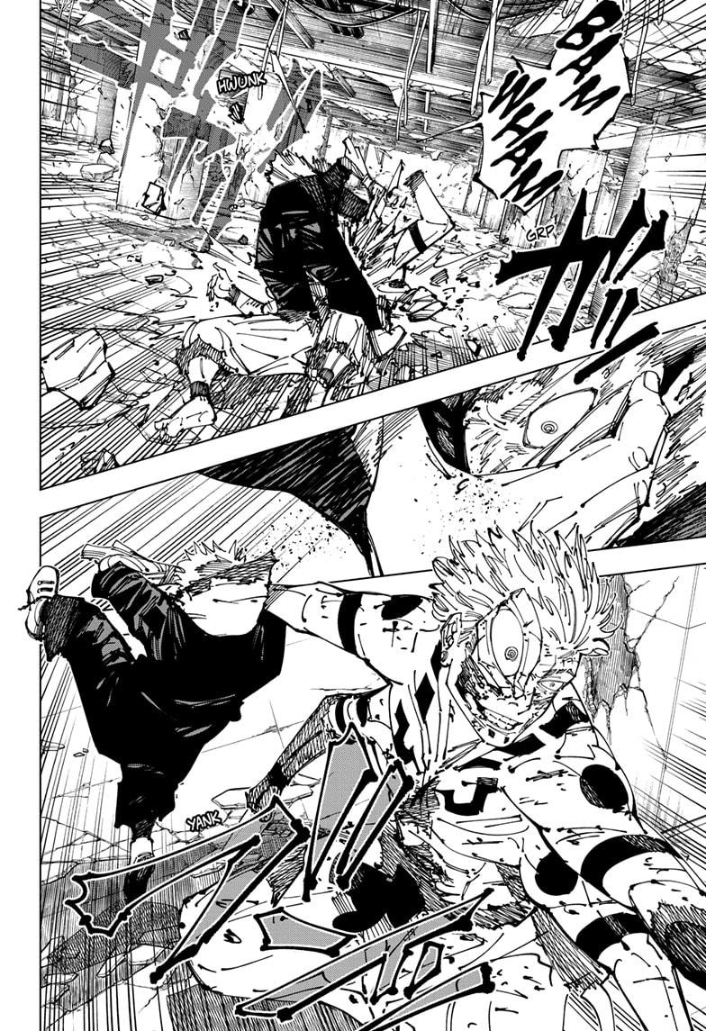 Jujutsu Kaisen Manga Chapter 260 page 9 - Inhuman Makyo Shinjuku Showdown, Part 32 scene