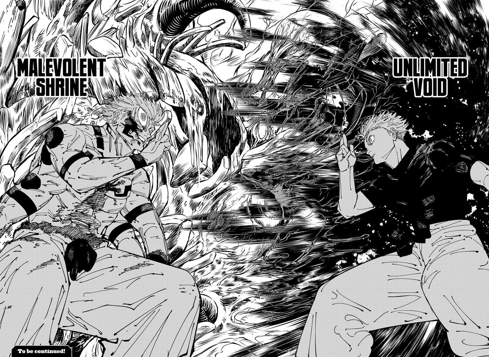 Jujutsu Kaisen Manga Chapter 261 page 16 - Inhuman Makyo Shinjuku Showdown, Part 33 scene