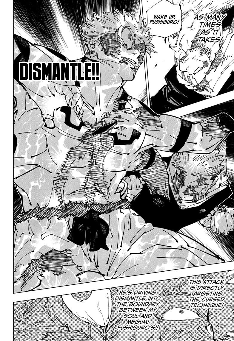 Jujutsu Kaisen Manga Chapter 263 page 10 - Inhuman Makyo Shinjuku Showdown, Part 35 scene