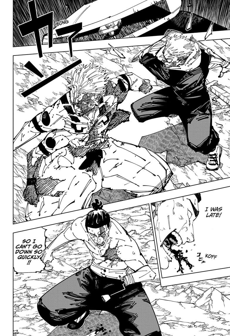 Jujutsu Kaisen Manga Chapter 263 page 6 - Inhuman Makyo Shinjuku Showdown, Part 35 scene