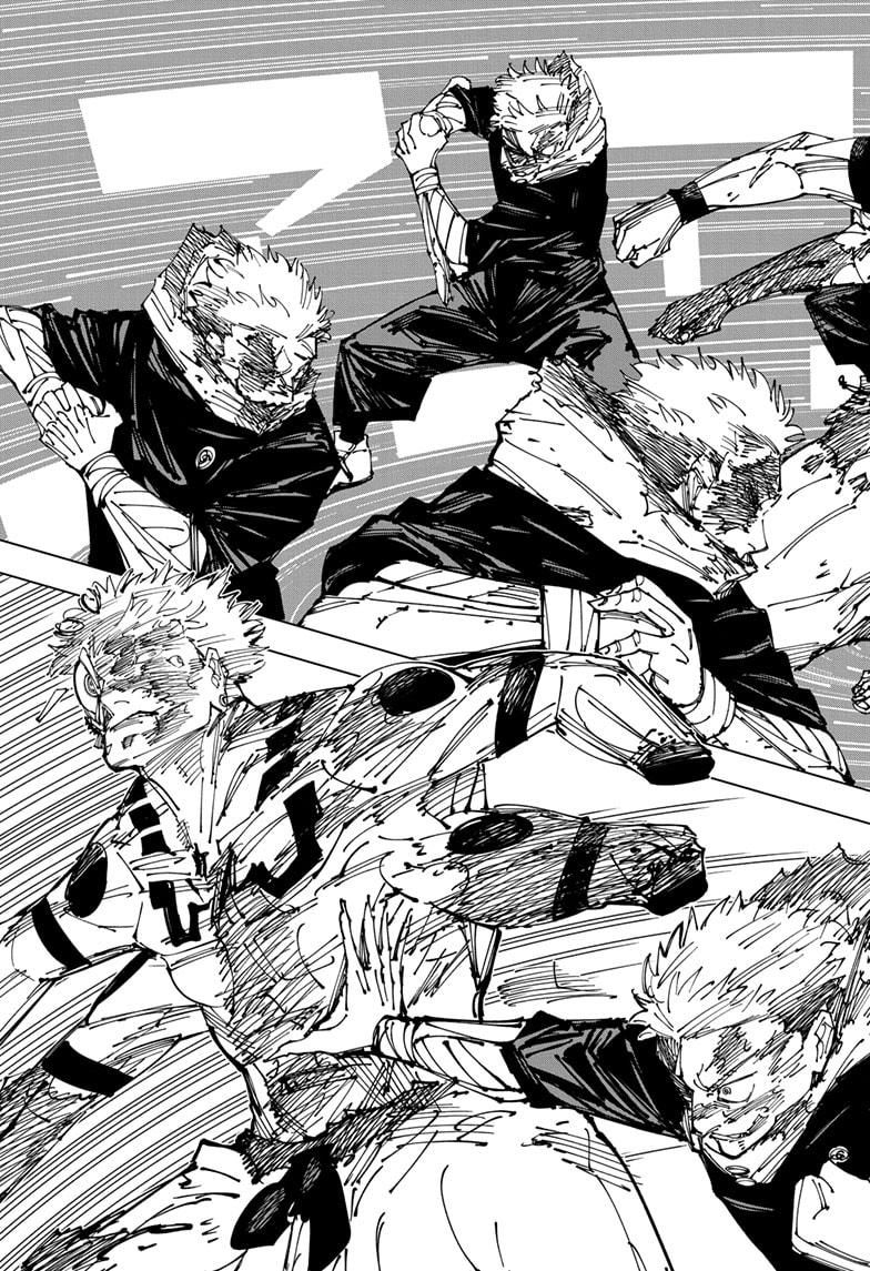 Jujutsu Kaisen Manga Chapter 263 page 9 - Inhuman Makyo Shinjuku Showdown, Part 35 scene