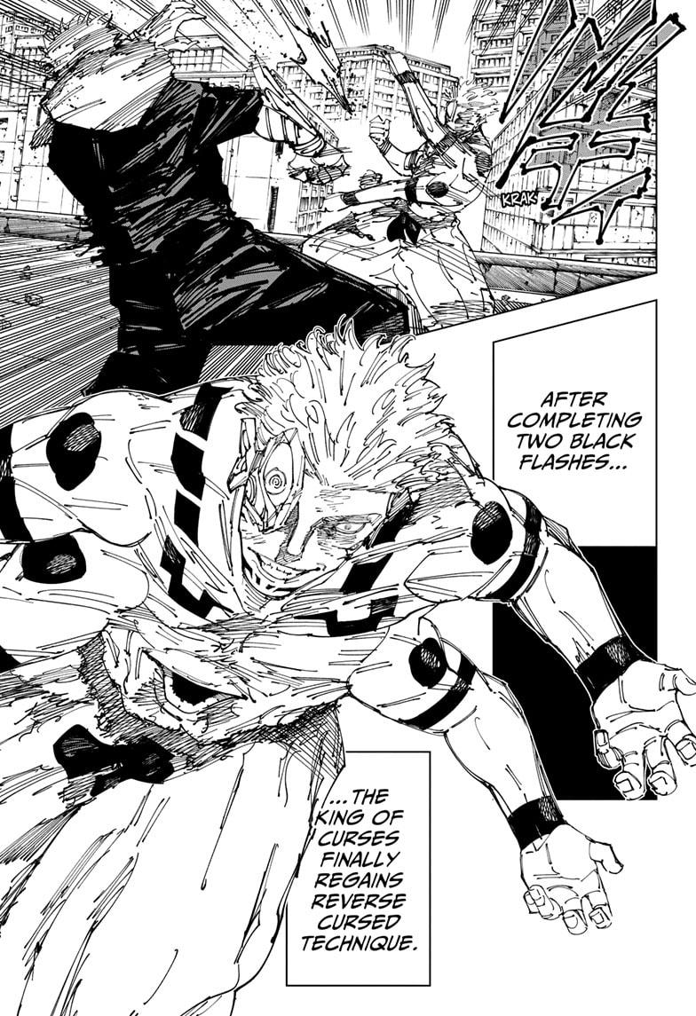 Jujutsu Kaisen Manga Chapter 264 page 11 - Inhuman Makyo Shinjuku Showdown, Part 36 scene