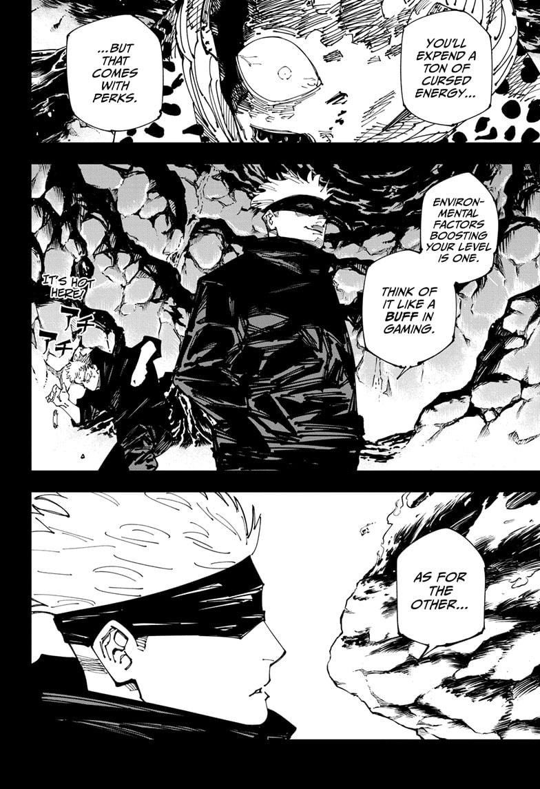 Jujutsu Kaisen Manga Chapter 264 page 16 - Inhuman Makyo Shinjuku Showdown, Part 36 scene