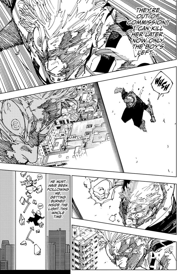 Jujutsu Kaisen Manga Chapter 264 page 7 - Inhuman Makyo Shinjuku Showdown, Part 36 scene