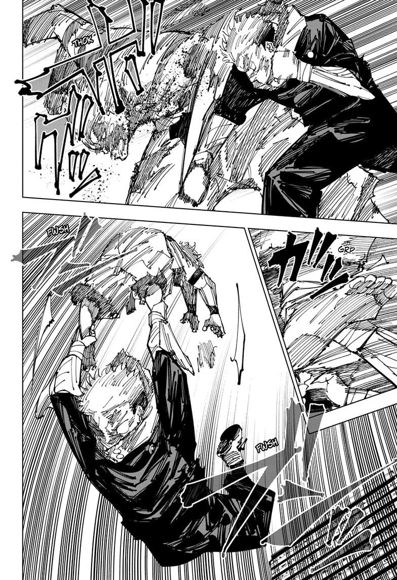 Jujutsu Kaisen Manga Chapter 264 page 8 - Inhuman Makyo Shinjuku Showdown, Part 36 scene
