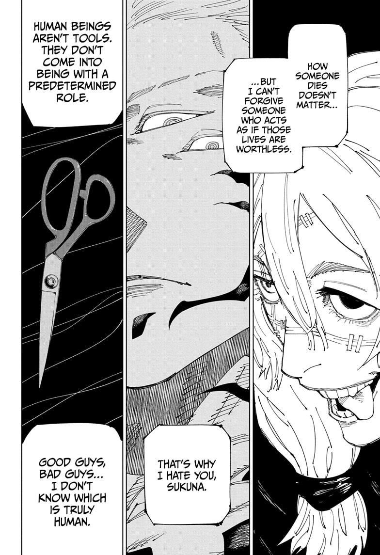 Jujutsu Kaisen Manga Chapter 265 page 14 - That Day scene