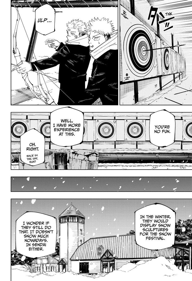 Jujutsu Kaisen Manga Chapter 265 page 8 - That Day scene