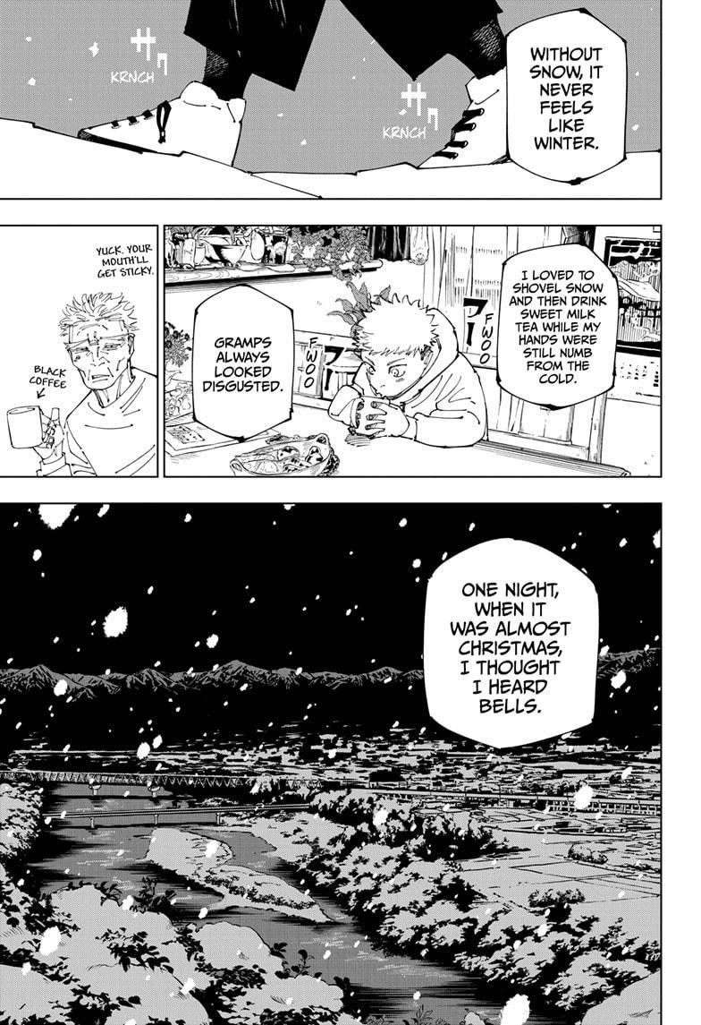 Jujutsu Kaisen Manga Chapter 265 page 9 - That Day scene