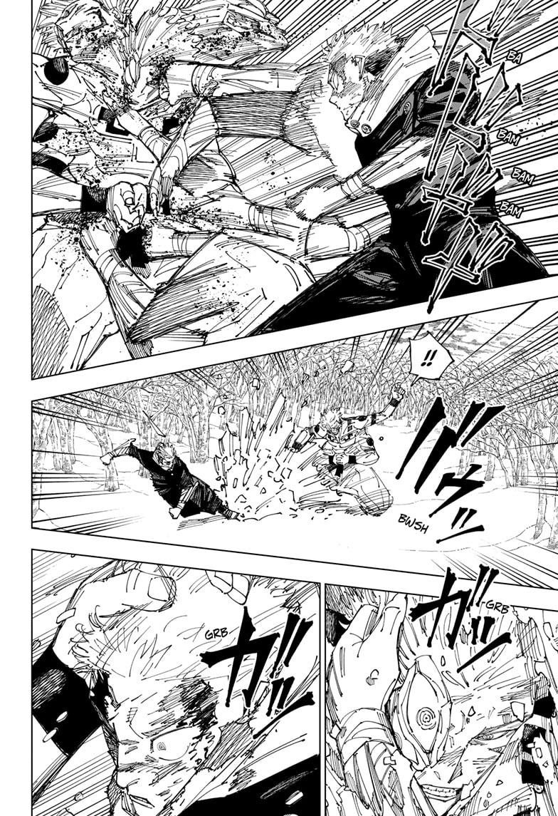 Jujutsu Kaisen Manga Chapter 266 page 14 - Inhuman Makyo Shinjuku Showdown, Part 37 scene