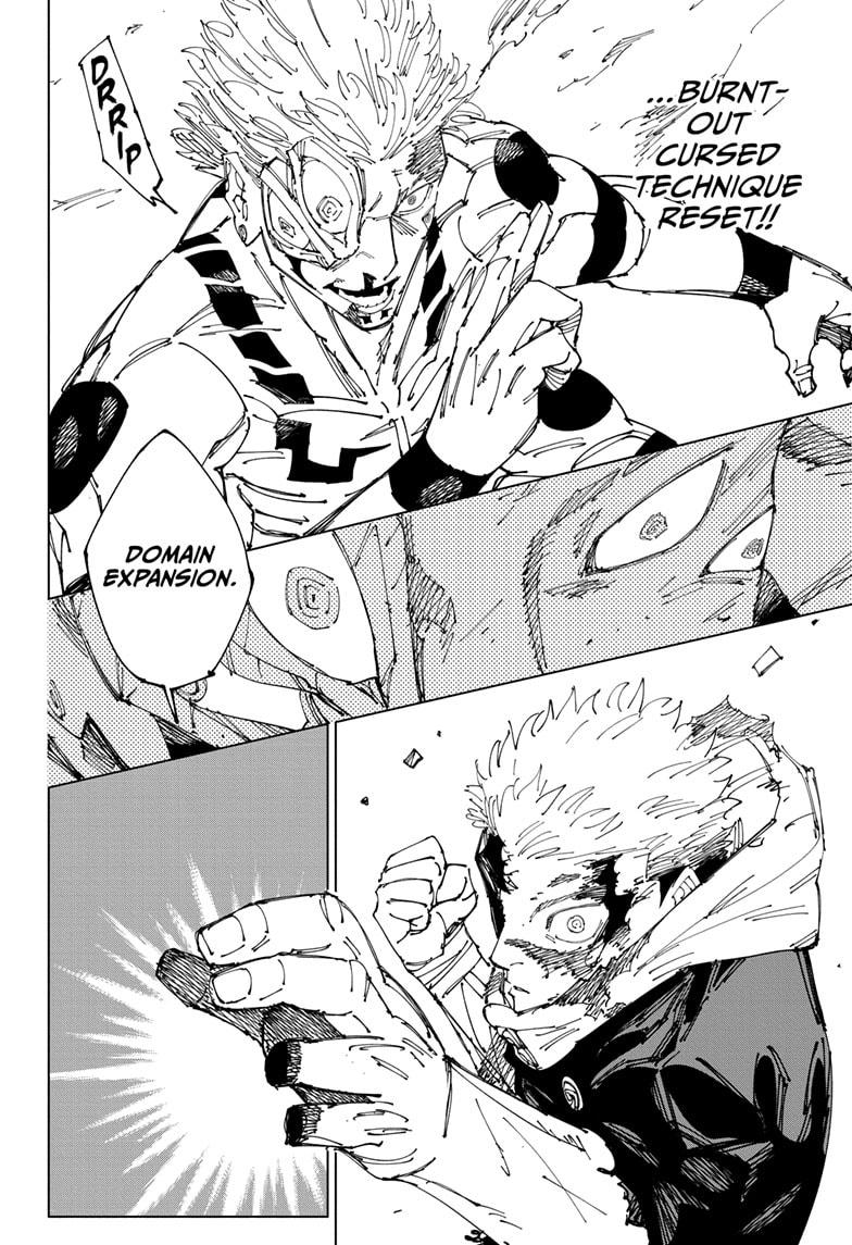 Jujutsu Kaisen Manga Chapter 266 page 18 - Inhuman Makyo Shinjuku Showdown, Part 37 scene