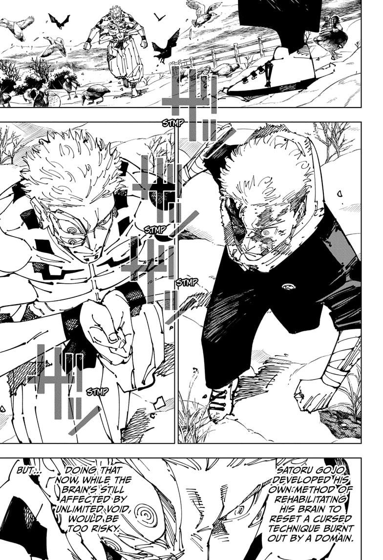 Jujutsu Kaisen Manga Chapter 266 page 5 - Inhuman Makyo Shinjuku Showdown, Part 37 scene