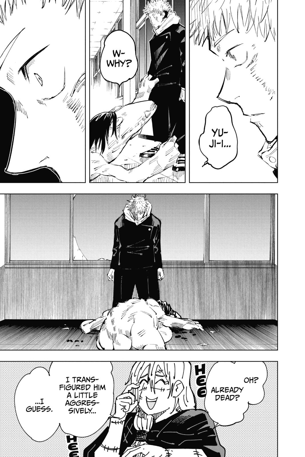 Jujutsu Kaisen Manga Chapter 27 page 14 - What If scene