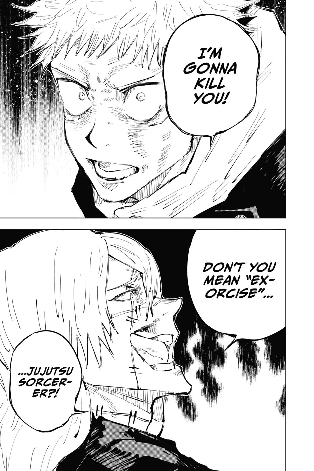 Jujutsu Kaisen Manga Chapter 27 page 18 - What If scene