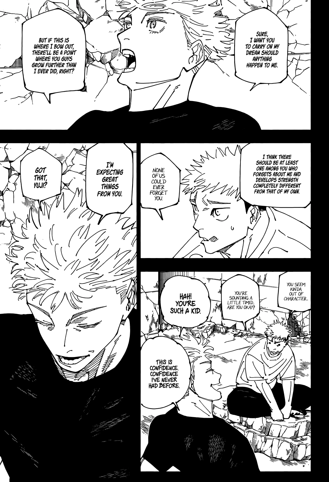 Jujutsu Kaisen Manga Chapter 271 page 15 - From Now On scene