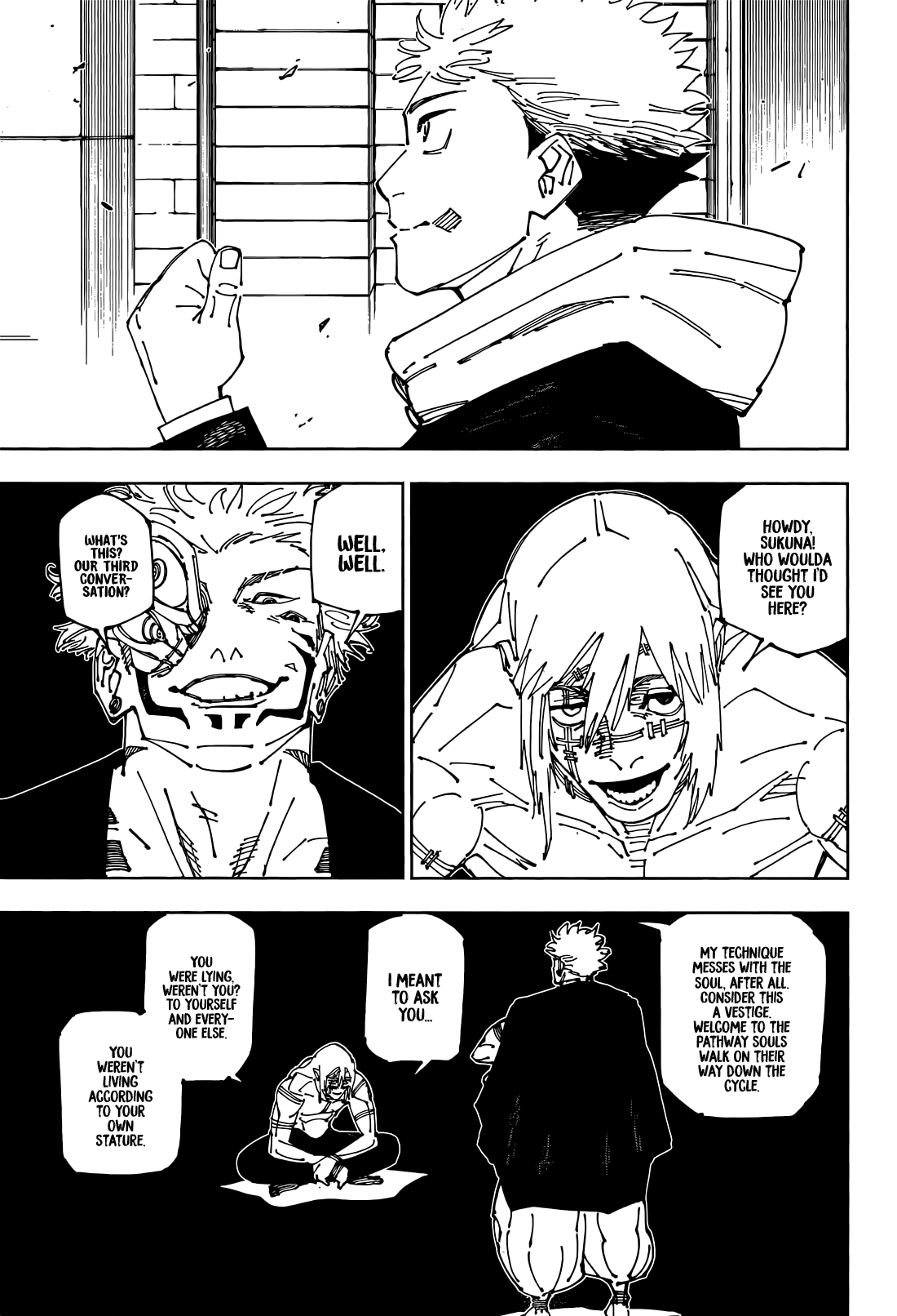 Jujutsu Kaisen Manga Chapter 271 page 17 - From Now On scene