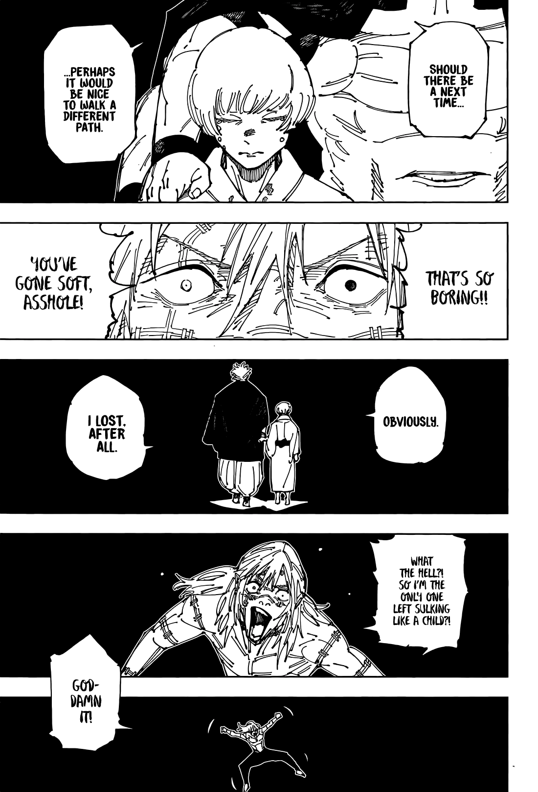 Jujutsu Kaisen Manga Chapter 271 page 19 - From Now On scene