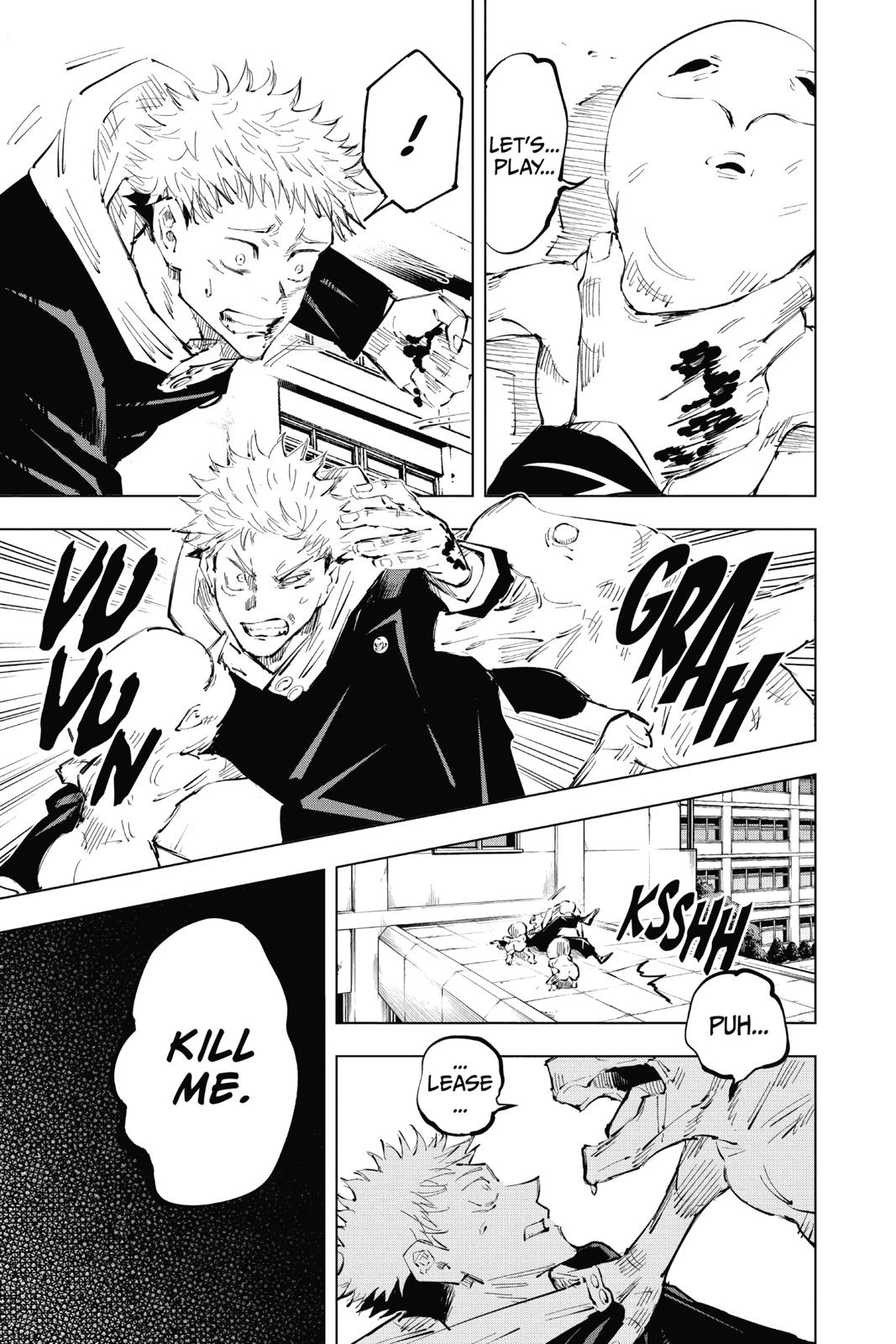Jujutsu Kaisen Manga Chapter 29 page 11 - Growth scene