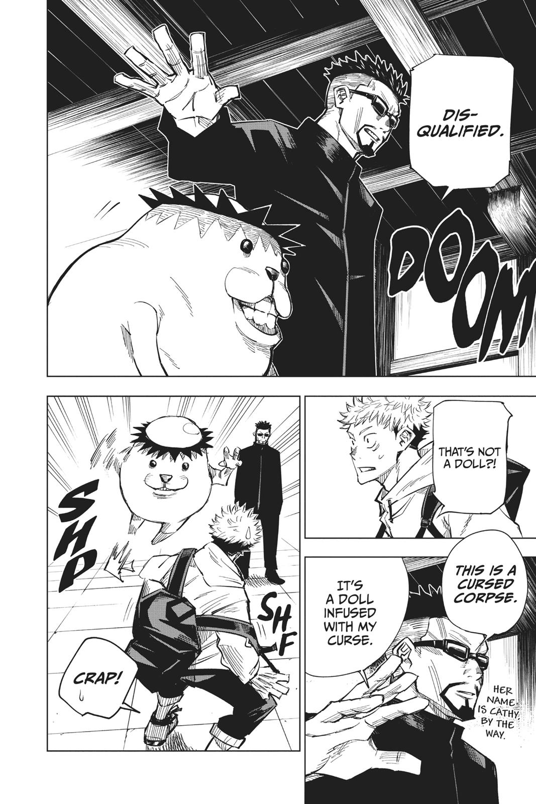Jujutsu Kaisen Manga Chapter 3 page 9 - For Myself scene