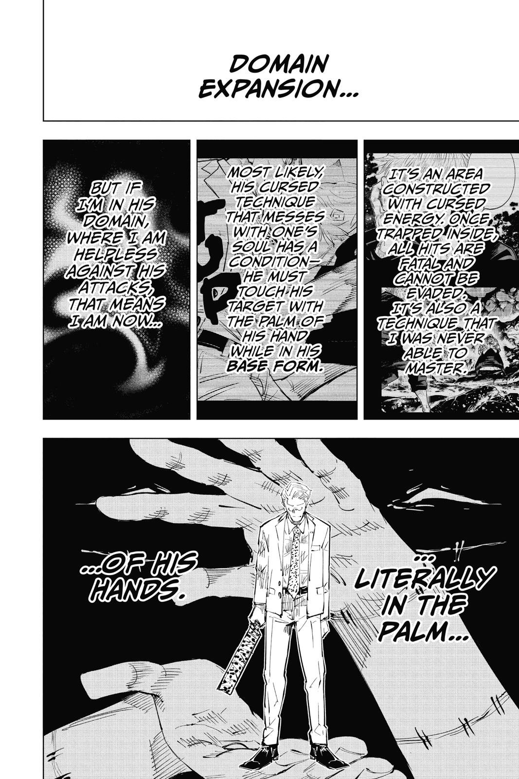 Jujutsu Kaisen Manga Chapter 30 page 2 - Selfishness scene