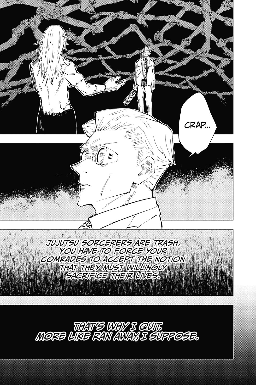 Jujutsu Kaisen Manga Chapter 30 page 3 - Selfishness scene