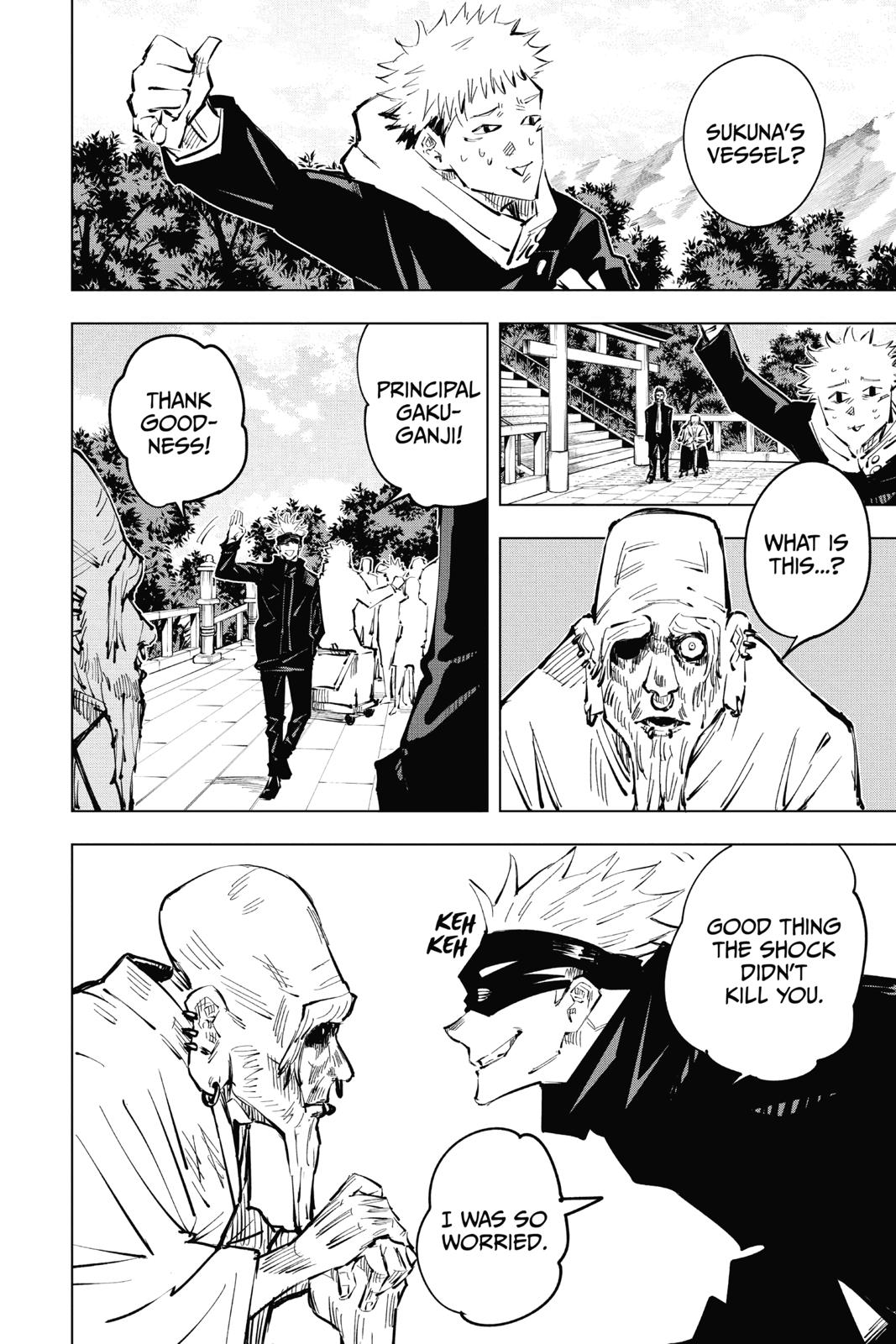 Jujutsu Kaisen Manga Chapter 32 page 19 - Introspection scene
