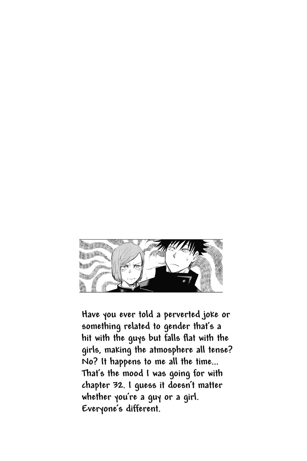 Jujutsu Kaisen Manga Chapter 32 page 21 - Introspection scene