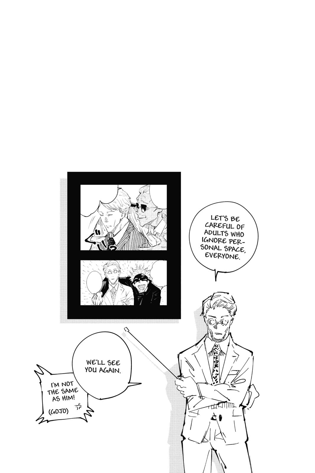 Jujutsu Kaisen Manga Chapter 34 page 22 - Kyoto Sister School Goodwill Event - Team Battle, Part 1 scene